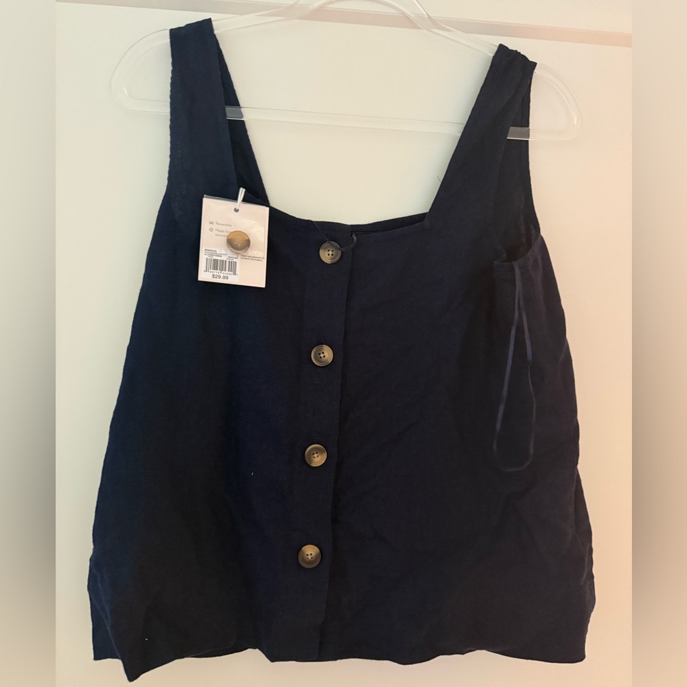 Navy tank by Lauren Conrad